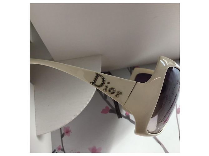 Christian Dior Mist Occhiali da Sole Oversize Crudo - vista 3