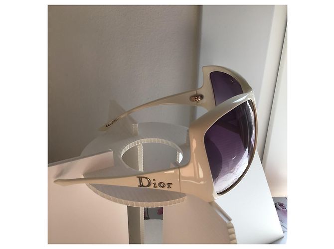 Christian Dior Mist Occhiali da Sole Oversize Crudo - vista 4