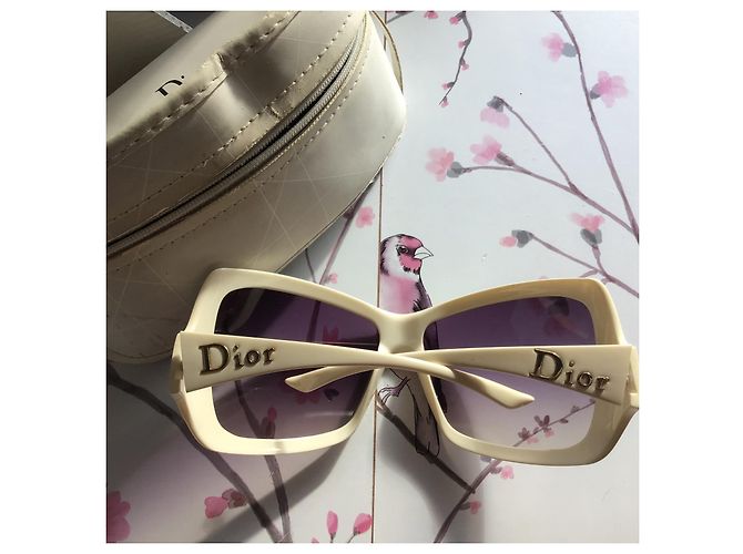 Christian Dior Mist Occhiali da Sole Oversize Crudo - vista 7