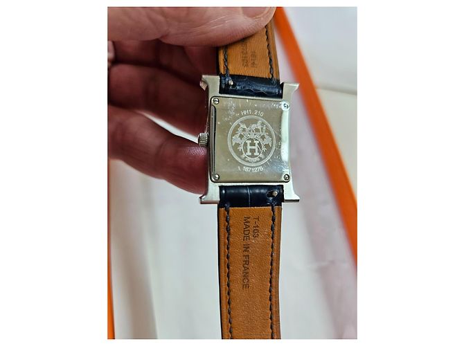 Reloj Hermès H Hour de Acero HH1.210 Hardware de plata - vista 4