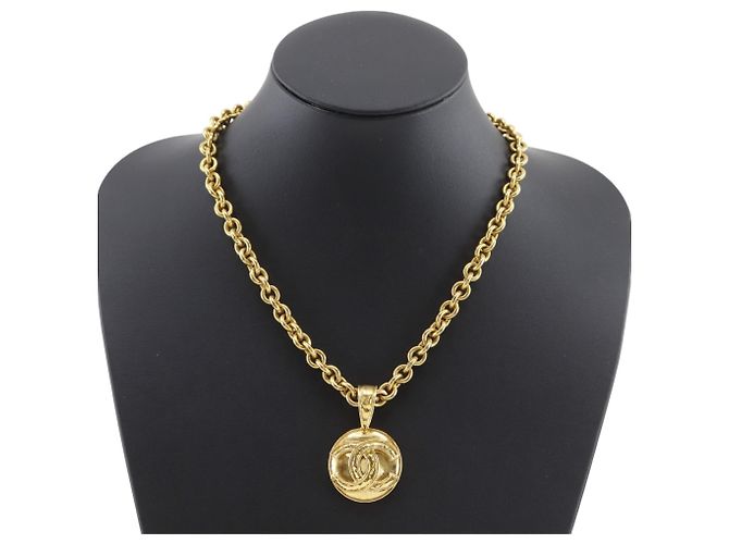 Collar Chanel Coco Mark Dorado - vista 2
