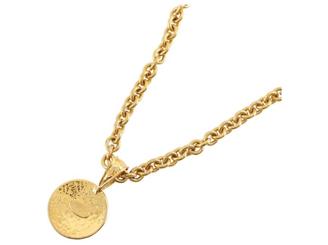 Collar Chanel Coco Mark Dorado - vista 3