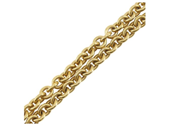 Collar Chanel Coco Mark Dorado - vista 5