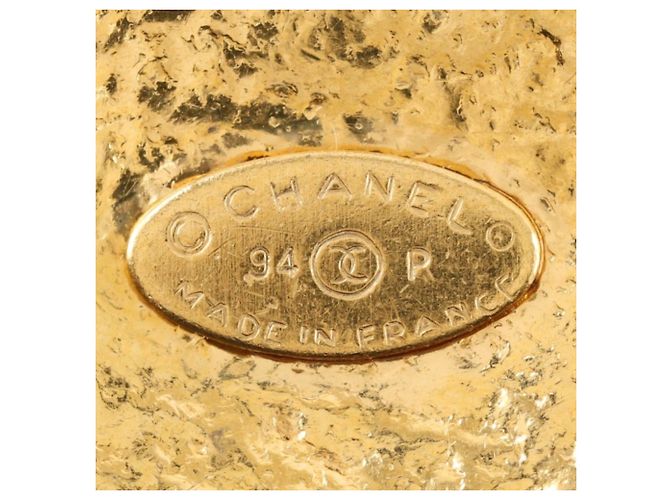 Collar Chanel Coco Mark Dorado - vista 9