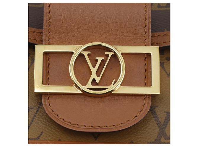 Borsa a tracolla Louis Vuitton Daufine MINI Marrone Monogramma - vista 15