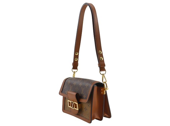 Borsa a tracolla Louis Vuitton Daufine MINI Marrone Monogramma - vista 2