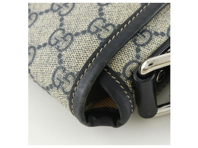 Gucci GG Supreme Canvas Navy Shoulder Bag Navy blue - view 13