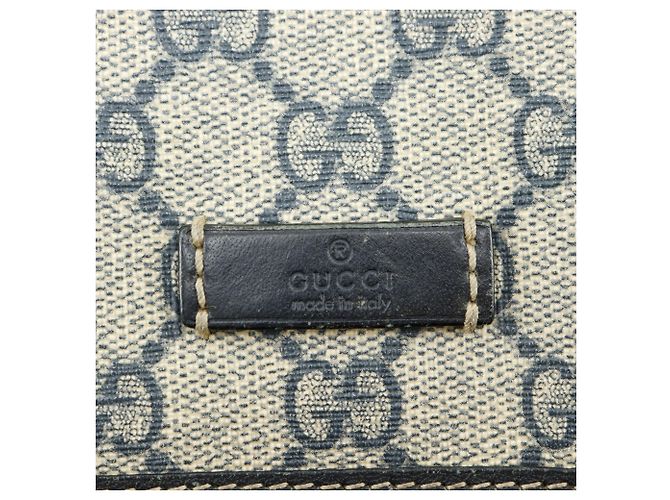 Gucci GG Supreme Canvas Navy Shoulder Bag Navy blue - view 16