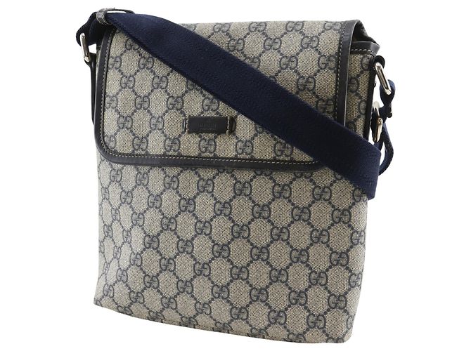 Gucci GG Supreme Canvas Navy Shoulder Bag Navy blue - view 2