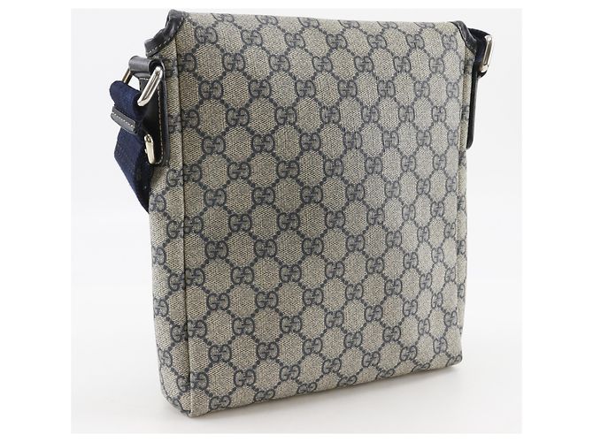 Gucci GG Supreme Canvas Navy Shoulder Bag Navy blue - view 3