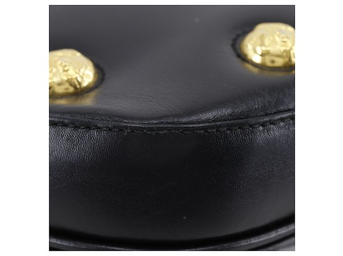 Borsa a tracolla in pelle di vitello nera Salvatore Ferragamo Nero - vista 4