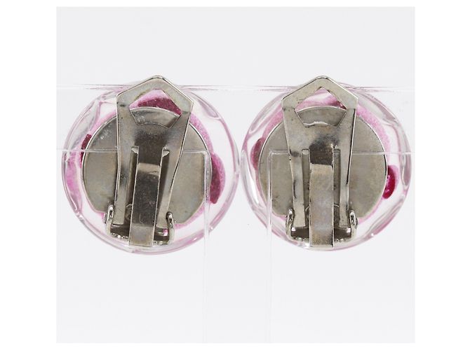 Orecchini a clip Camellia Chanel Rosa - vista 3