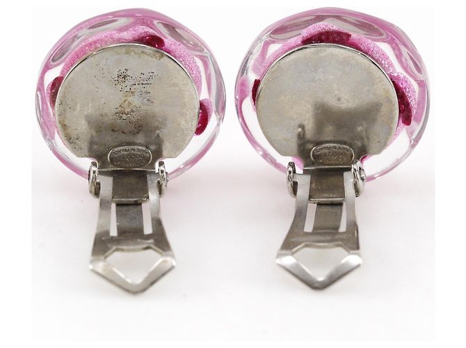 Orecchini a clip Camellia Chanel Rosa - vista 4