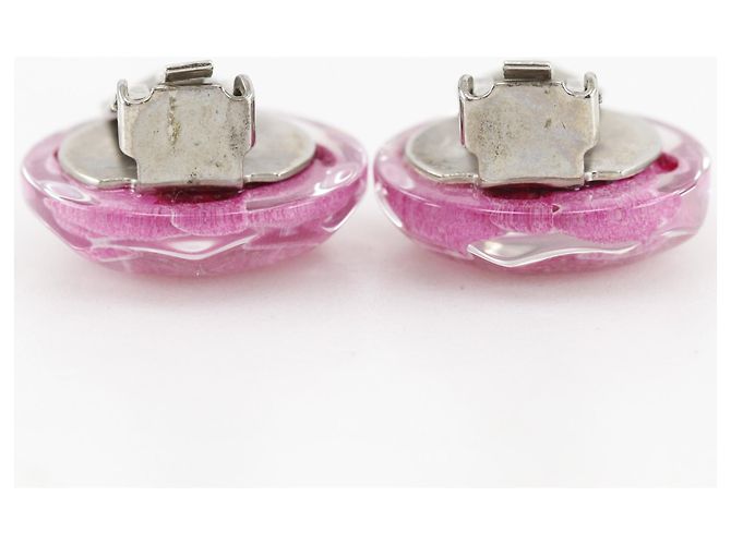 Orecchini a clip Camellia Chanel Rosa - vista 7