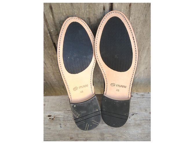 Autre Marque Scarpe Derby Iturri in Pelle Nera da Uomo Nero - vista 3