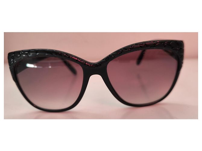 Gafas de sol Charles Jourdan negras estilo ojo de gato Negro - vista 3