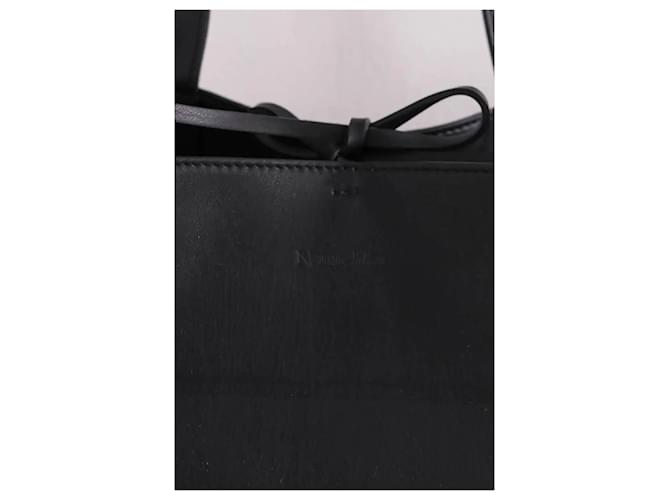Borsa Nanushka in pelle nera Nero - vista 3