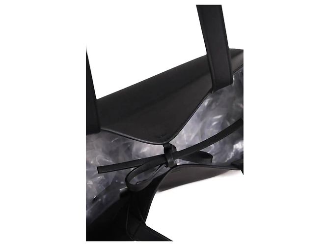 Borsa Nanushka in pelle nera Nero - vista 5