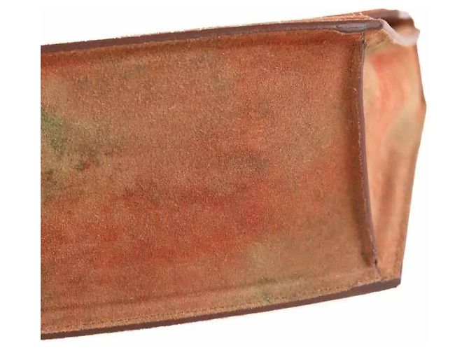 Borsa a tracolla Acne Studios Distortion in scamosciato marrone - vista 5