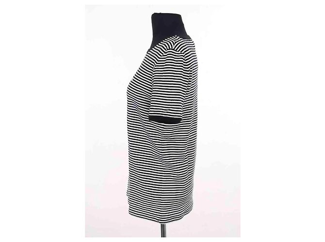 Camiseta Anchor Céline negra de algodón Negro - vista 3