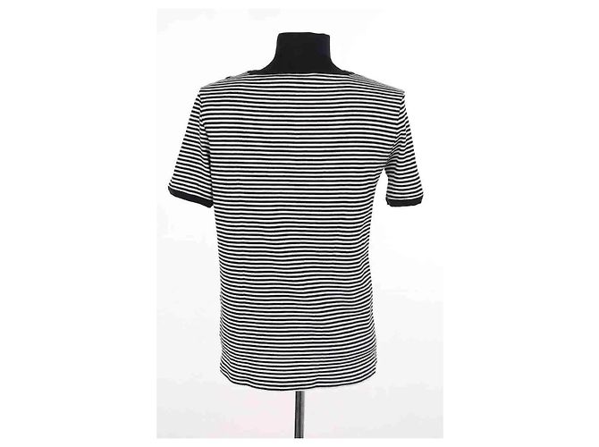 Camiseta Anchor Céline negra de algodón Negro - vista 4