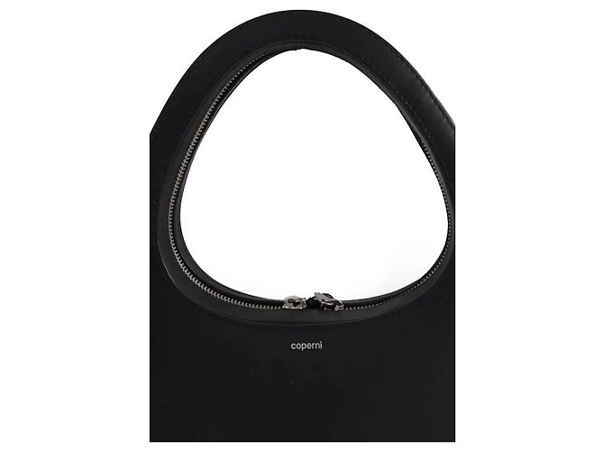 Bolsa Coperni Swipe Bag em pele preta Preto - vista 2