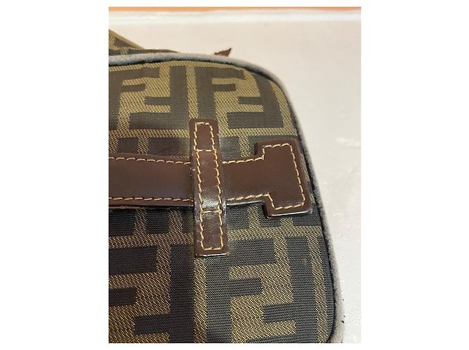 Necessaire Fendi Zucca Marrone - vista 11