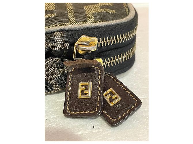 Necessaire Fendi Zucca Marrone - vista 12