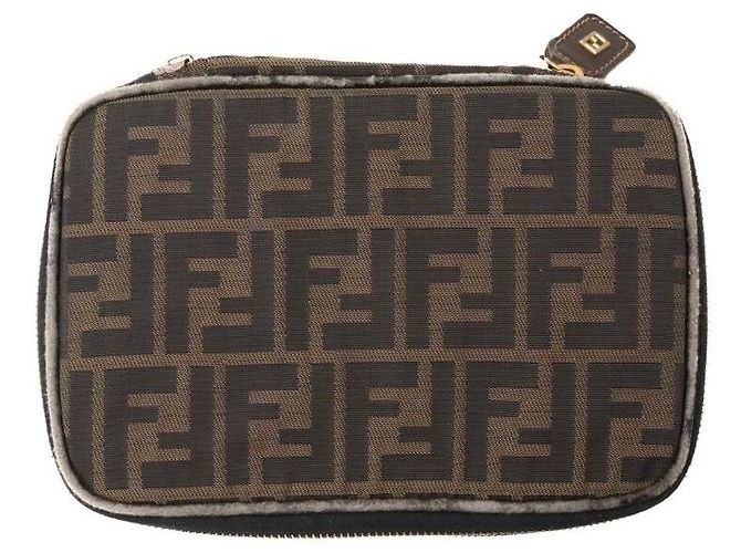 Necessaire Fendi Zucca Marrone - vista 4