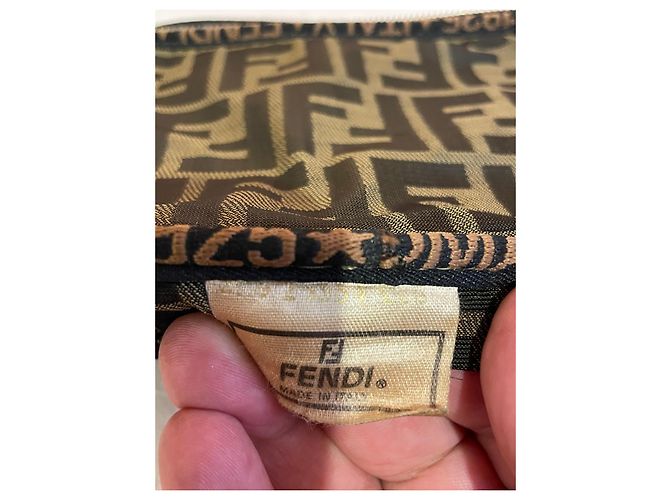 Necessaire Fendi Zucca Marrone - vista 6