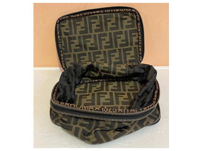 Necessaire Fendi Zucca Marrone - vista 7