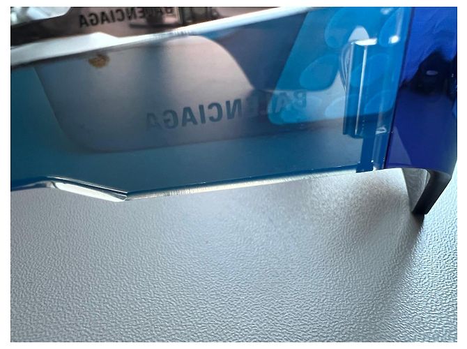 Occhiali da sole Balenciaga BB0040S Specchiati Blu - vista 10