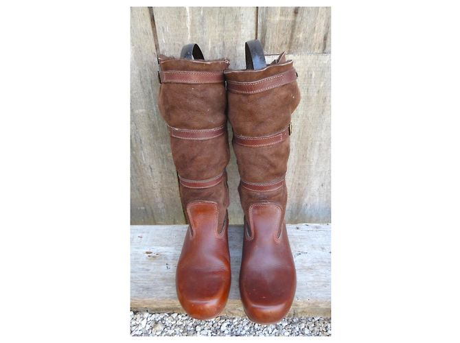 La Botte Gardiane Botas Camarguesa de Cuero Marrón - vista 3