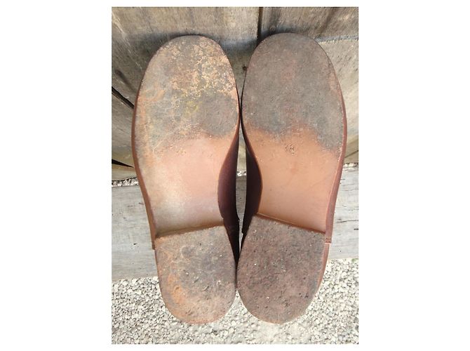 La Botte Gardiane Botas Camarguesa de Cuero Marrón - vista 5