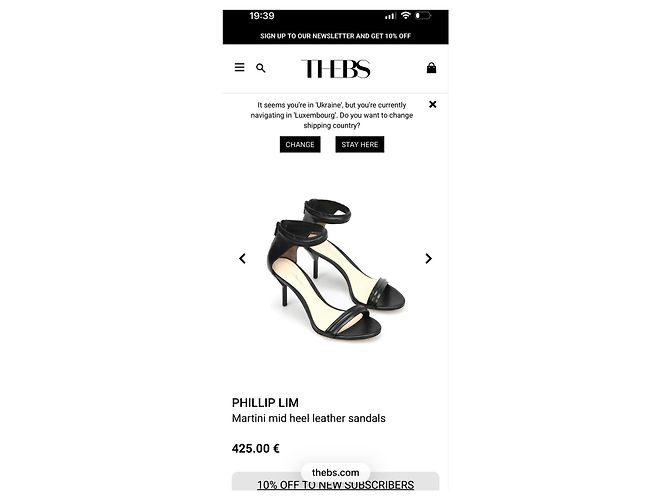 3.1 Phillip Lim Sandales Martini en cuir à talon moyen Noir - vue 6