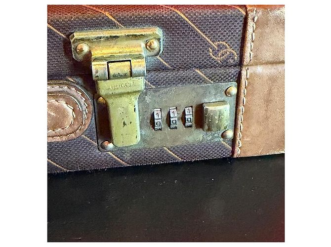 Valigetta Gucci Shooting Star Marrone Monogramma - vista 3