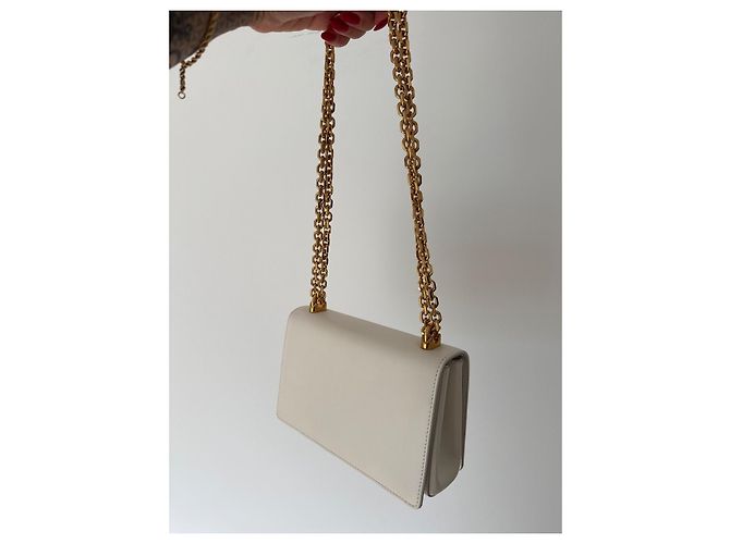 Borsa a tracolla Dolce & Gabbana DG Girls in pelle bianca Bianco - vista 3