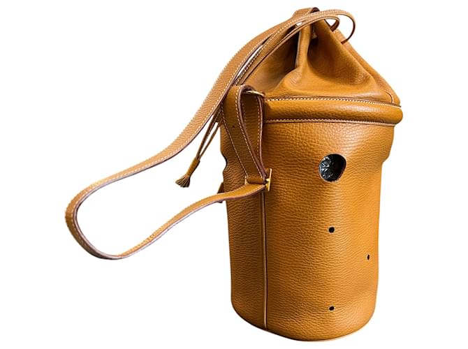 Borsa a secchiello Hermès Clemence Mangeoire PM - vista 3