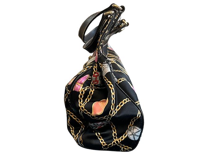 Borsa a Spalla Gucci Medium Satin Charmy - vista 2