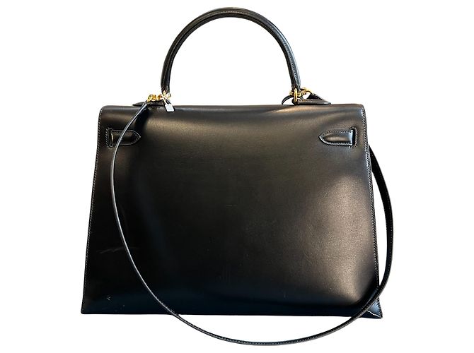 Borsa Hermès Box Calf Kelly Sellier 35 del 1996 - vista 4