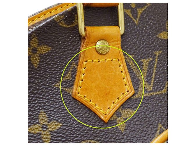 Borsa Louis Vuitton Monogram Canvas Ellipse MM Marrone - vista 10