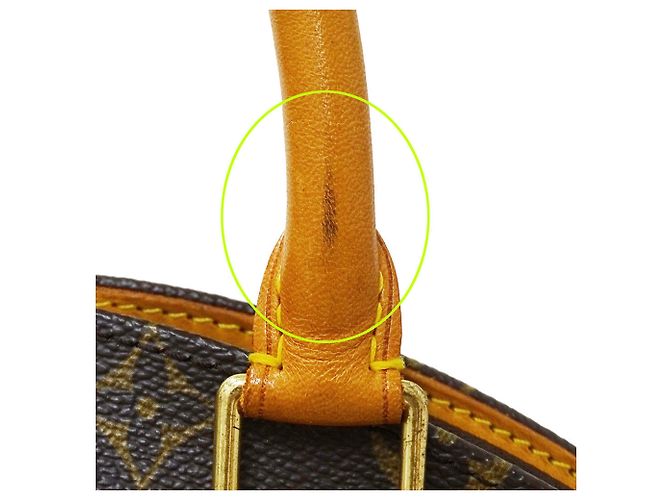 Borsa Louis Vuitton Monogram Canvas Ellipse MM Marrone - vista 11