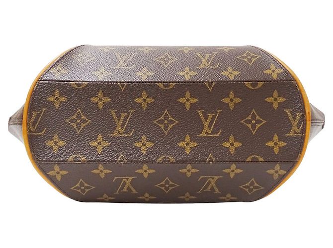 Borsa Louis Vuitton Monogram Canvas Ellipse MM Marrone - vista 3