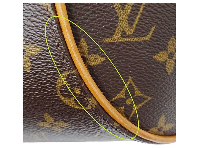 Borsa Louis Vuitton Monogram Canvas Ellipse MM Marrone - vista 9