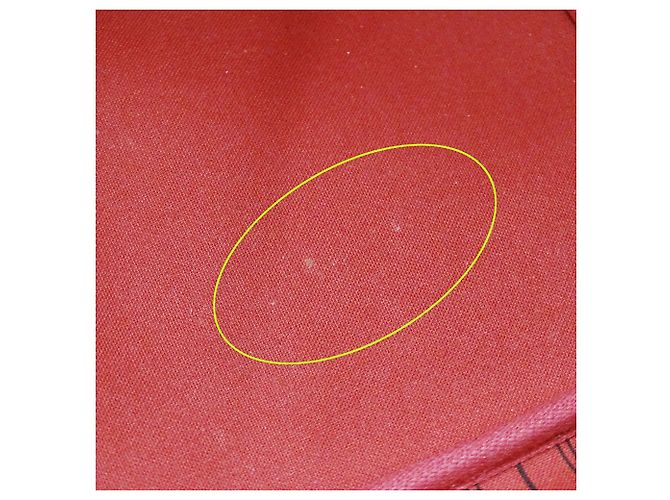 Louis Vuitton Monogram Canvas Tote Bag Braun Fuschia - Ansicht 10