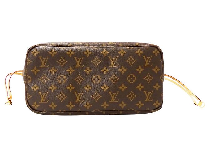 Louis Vuitton Monogram Canvas Tote Bag Braun Fuschia - Ansicht 3