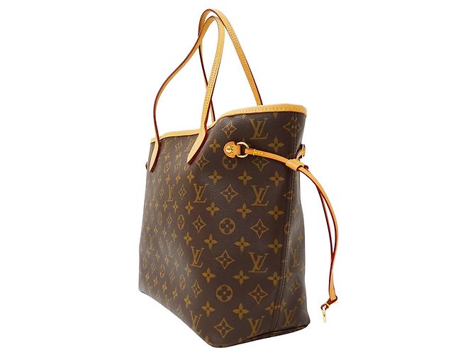 Louis Vuitton Monogram Canvas Tote Bag Braun Fuschia - Ansicht 4