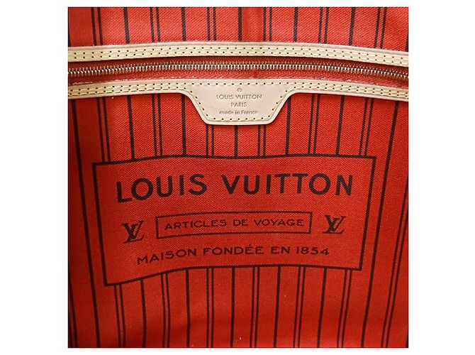 Louis Vuitton Monogram Canvas Tote Bag Braun Fuschia - Ansicht 7
