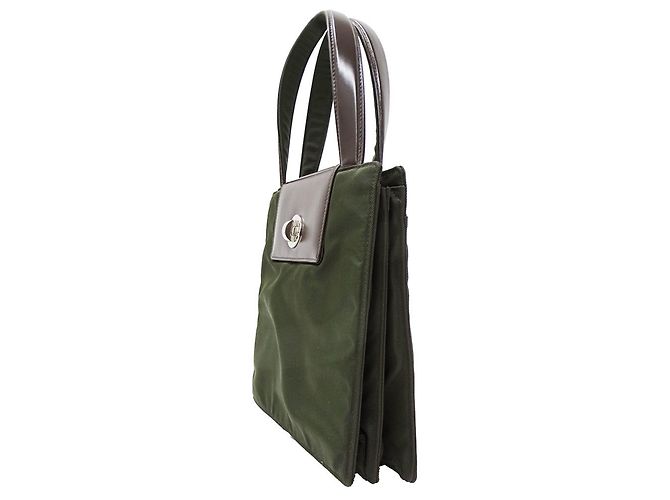 Bulgari Borsa a Spalla Bvlgari Classico Verde Cachi - vista 4