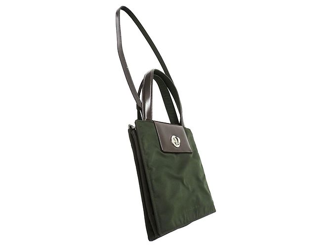 Bulgari Borsa a Spalla Bvlgari Classico Verde Cachi - vista 5